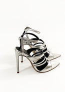 silver sandals