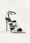 silver sandals